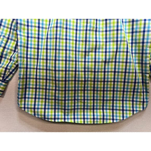 Croft & Barrow Men's Classic Fit Button Down Shirt Easy Care Size 15 Multi Plaid - Picture 13 of 13